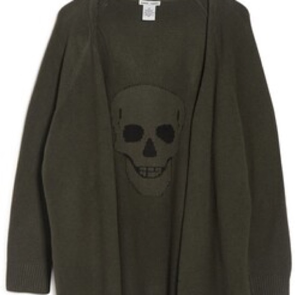 Sweet Romeo Skull back cardigan size small - Picture 2 of 7